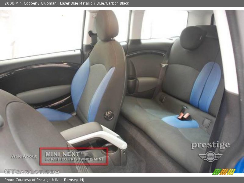 Laser Blue Metallic / Blue/Carbon Black 2008 Mini Cooper S Clubman