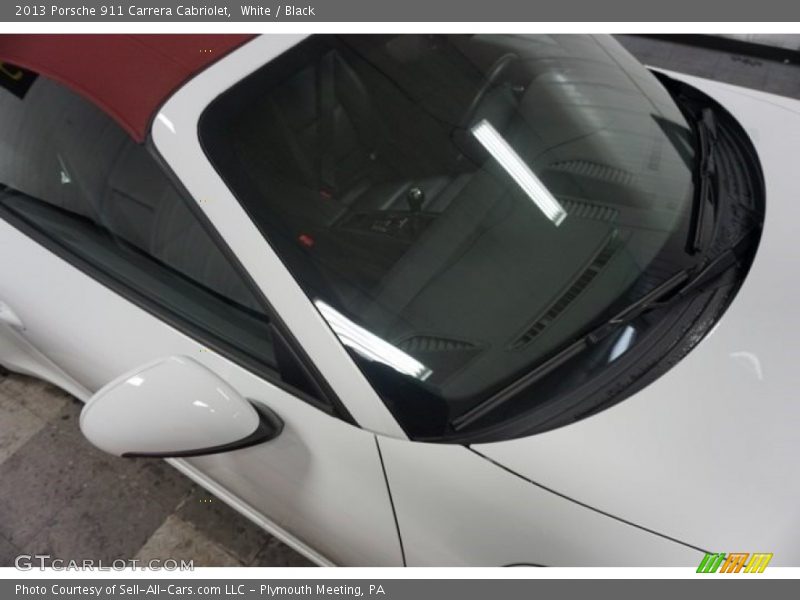 White / Black 2013 Porsche 911 Carrera Cabriolet