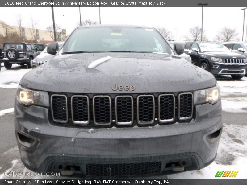 Granite Crystal Metallic / Black 2016 Jeep Grand Cherokee 75th Anniversary Edition 4x4