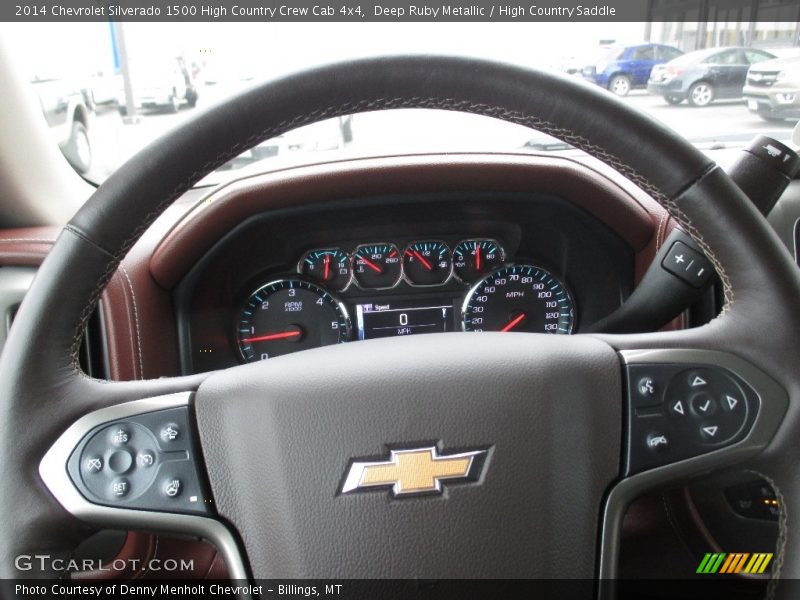 Deep Ruby Metallic / High Country Saddle 2014 Chevrolet Silverado 1500 High Country Crew Cab 4x4
