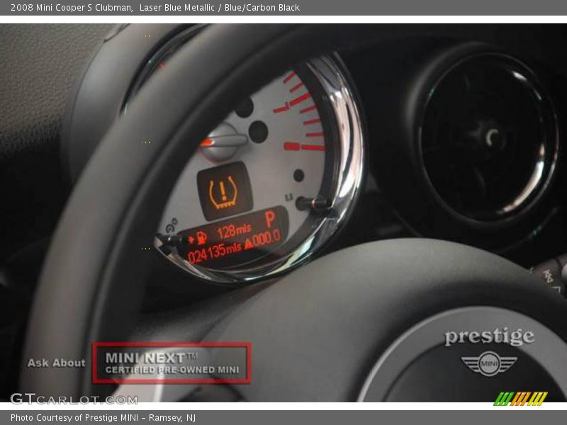 Laser Blue Metallic / Blue/Carbon Black 2008 Mini Cooper S Clubman