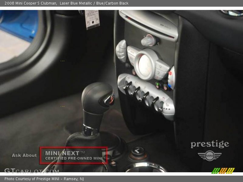 Laser Blue Metallic / Blue/Carbon Black 2008 Mini Cooper S Clubman