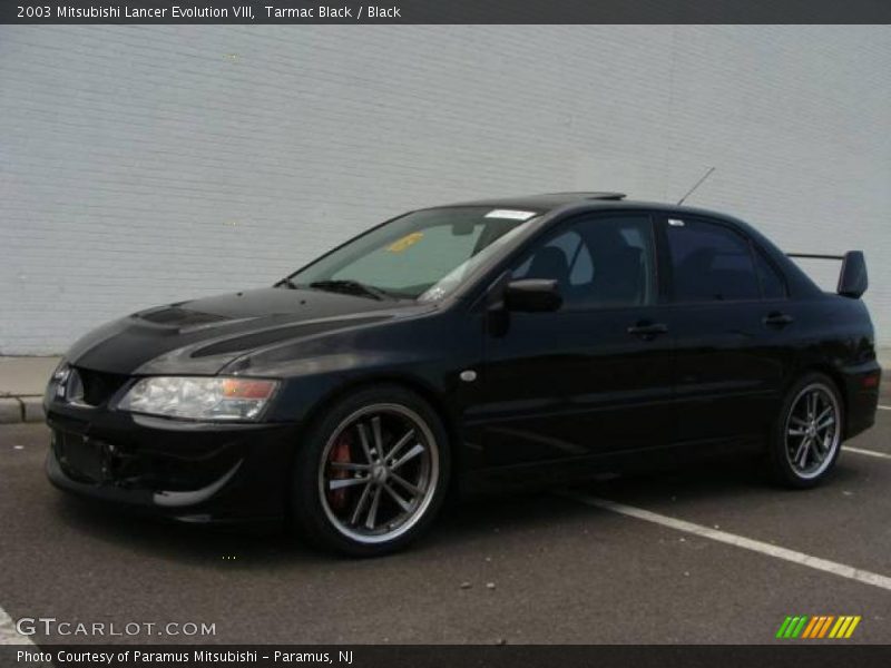 Tarmac Black / Black 2003 Mitsubishi Lancer Evolution VIII
