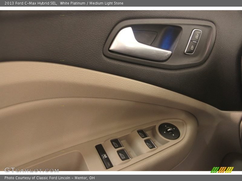 White Platinum / Medium Light Stone 2013 Ford C-Max Hybrid SEL