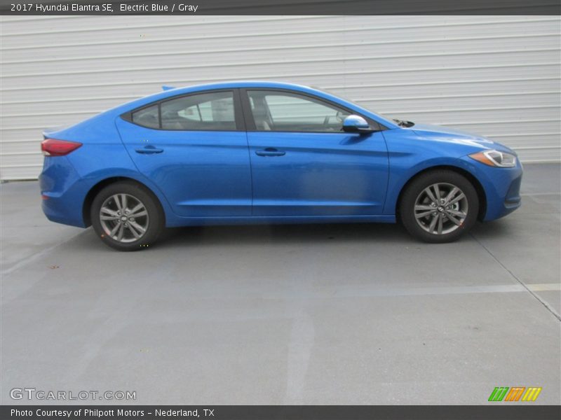 Electric Blue / Gray 2017 Hyundai Elantra SE