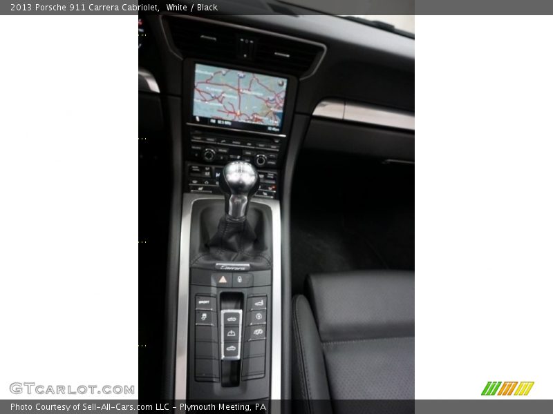 White / Black 2013 Porsche 911 Carrera Cabriolet