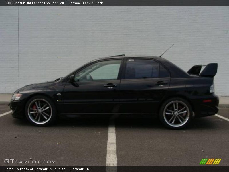 Tarmac Black / Black 2003 Mitsubishi Lancer Evolution VIII