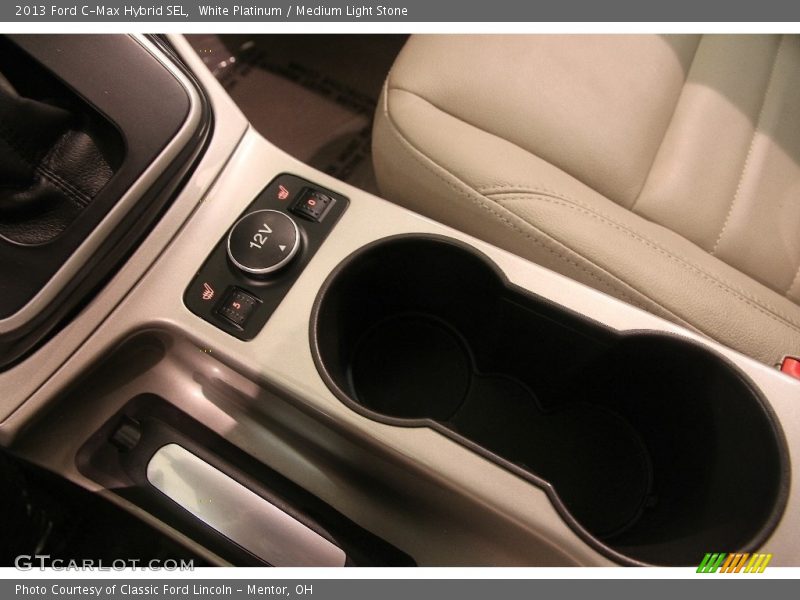White Platinum / Medium Light Stone 2013 Ford C-Max Hybrid SEL