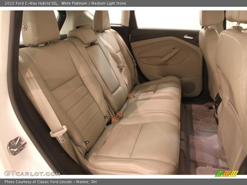 White Platinum / Medium Light Stone 2013 Ford C-Max Hybrid SEL