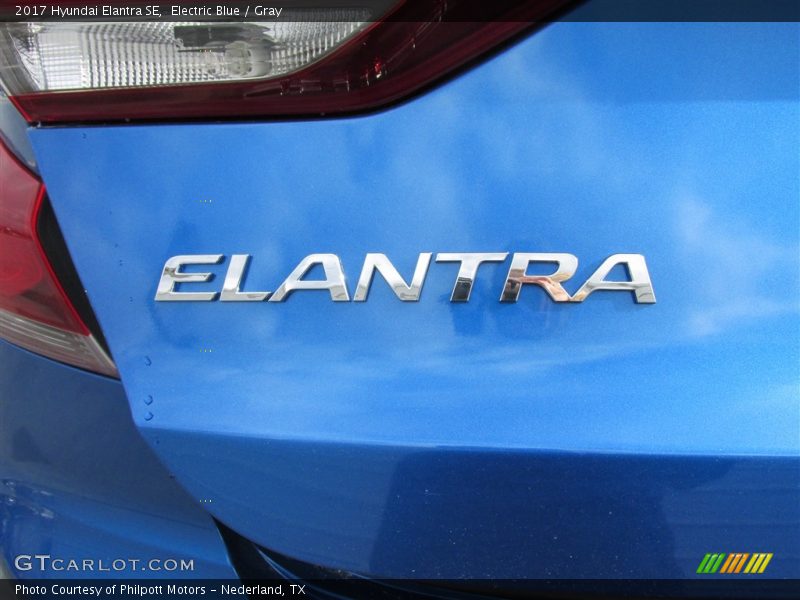 Electric Blue / Gray 2017 Hyundai Elantra SE