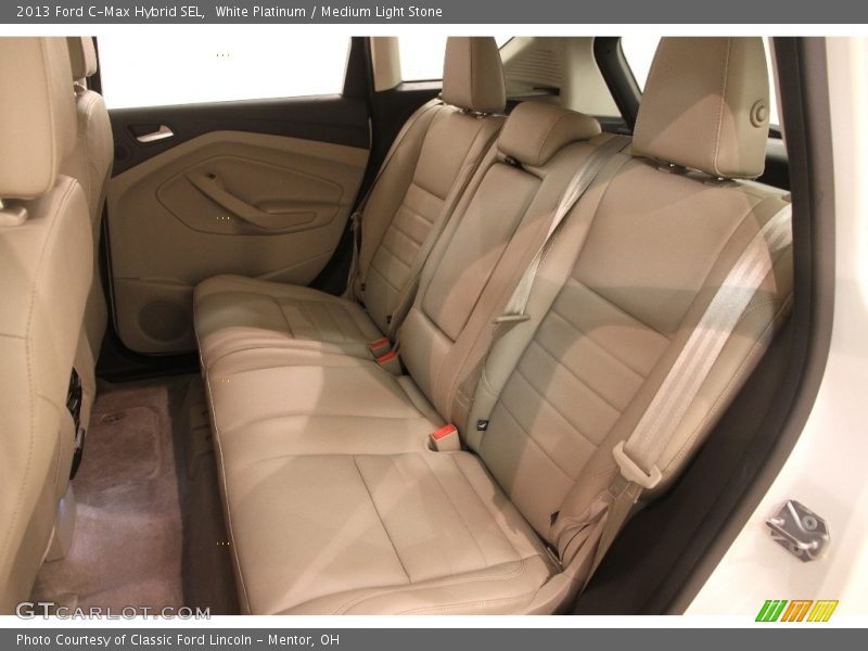 White Platinum / Medium Light Stone 2013 Ford C-Max Hybrid SEL