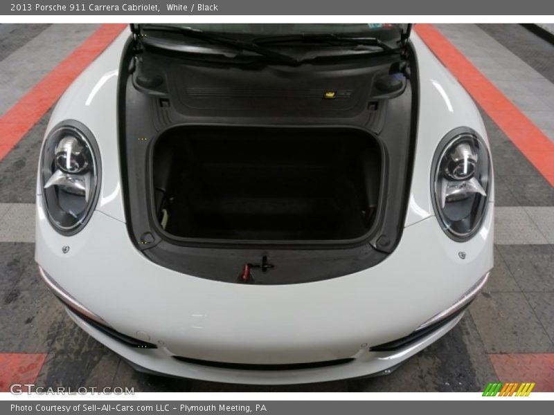 White / Black 2013 Porsche 911 Carrera Cabriolet