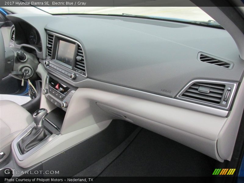 Electric Blue / Gray 2017 Hyundai Elantra SE
