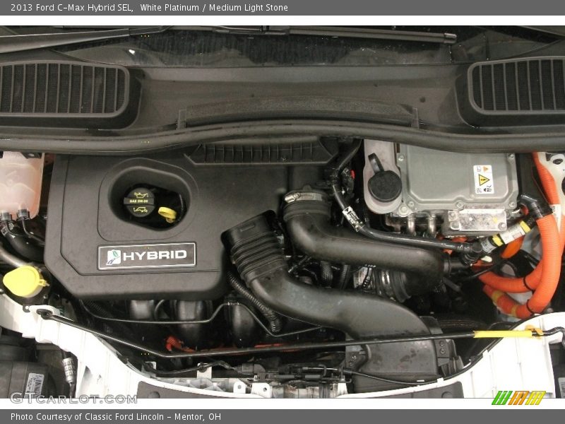 White Platinum / Medium Light Stone 2013 Ford C-Max Hybrid SEL