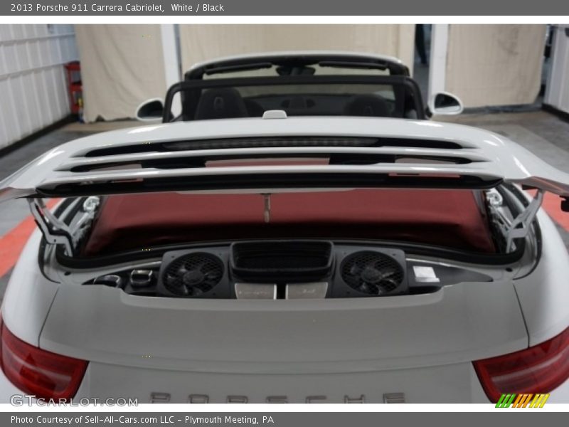 White / Black 2013 Porsche 911 Carrera Cabriolet