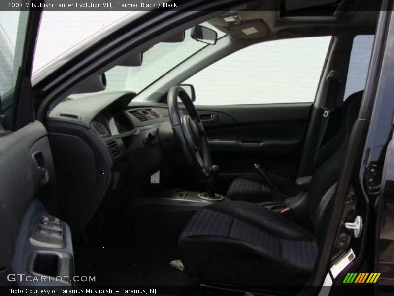 Tarmac Black / Black 2003 Mitsubishi Lancer Evolution VIII
