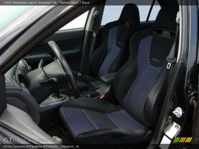 Tarmac Black / Black 2003 Mitsubishi Lancer Evolution VIII