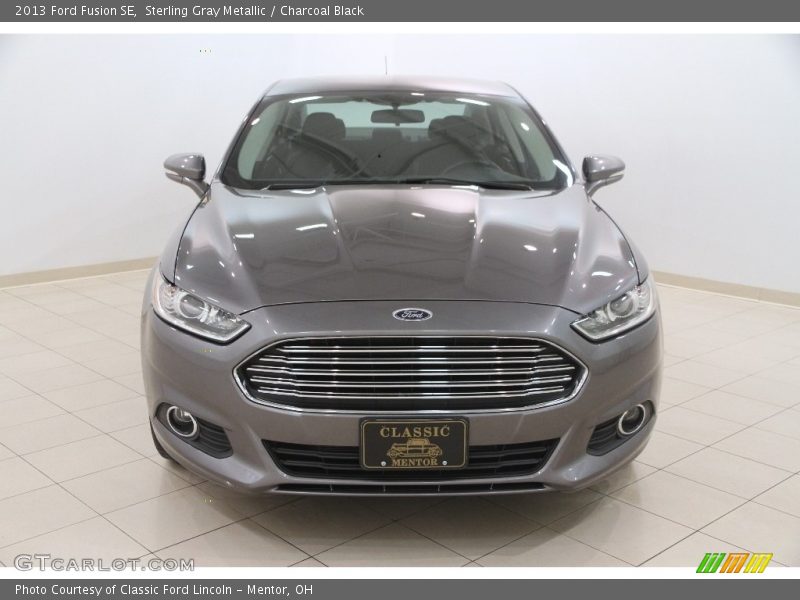 Sterling Gray Metallic / Charcoal Black 2013 Ford Fusion SE