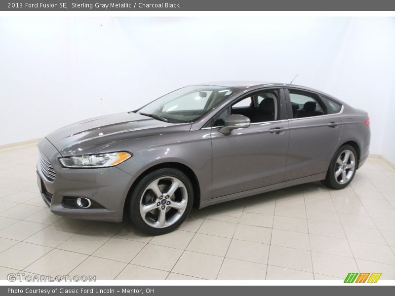Sterling Gray Metallic / Charcoal Black 2013 Ford Fusion SE