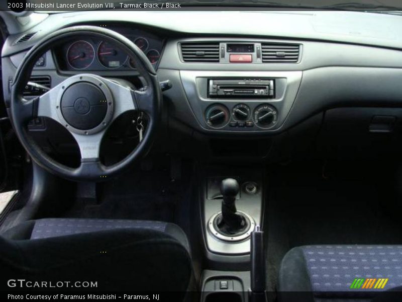 Tarmac Black / Black 2003 Mitsubishi Lancer Evolution VIII