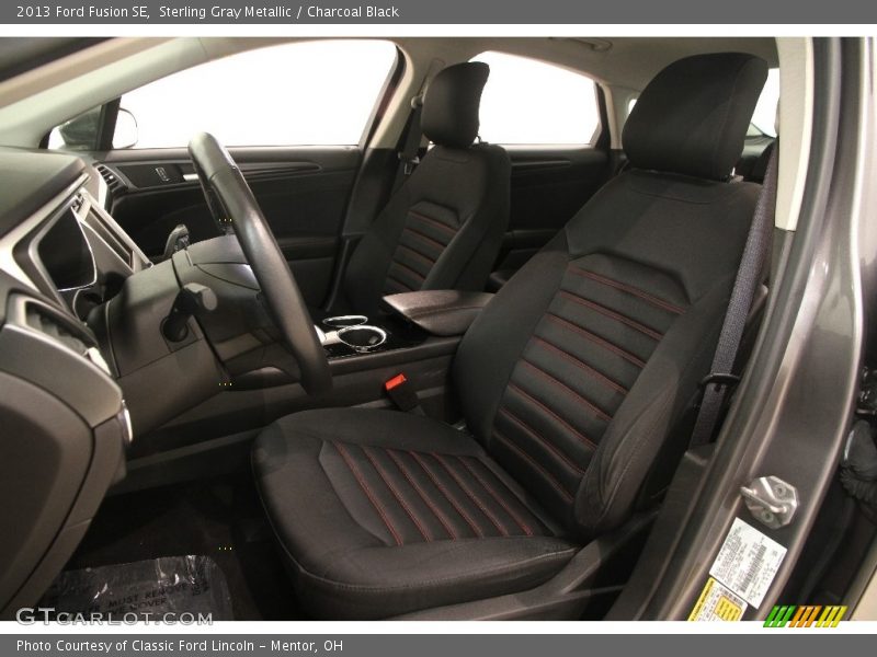 Sterling Gray Metallic / Charcoal Black 2013 Ford Fusion SE