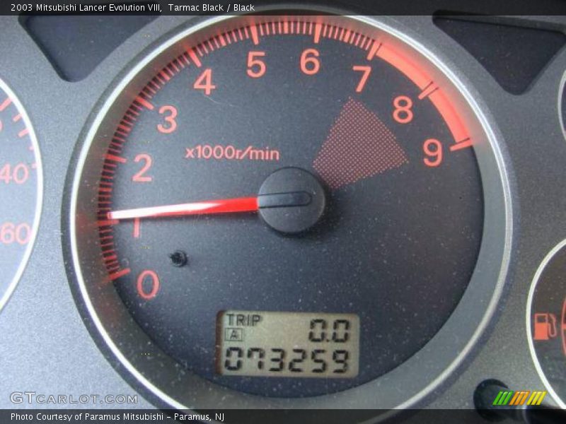Tarmac Black / Black 2003 Mitsubishi Lancer Evolution VIII