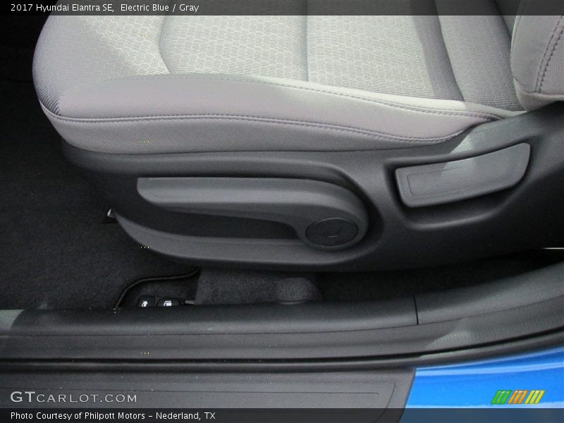 Electric Blue / Gray 2017 Hyundai Elantra SE