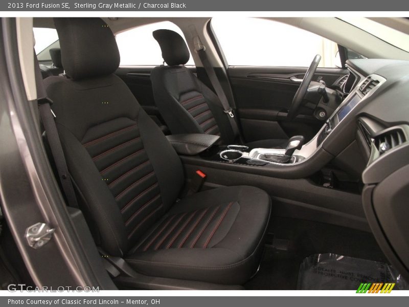 Sterling Gray Metallic / Charcoal Black 2013 Ford Fusion SE