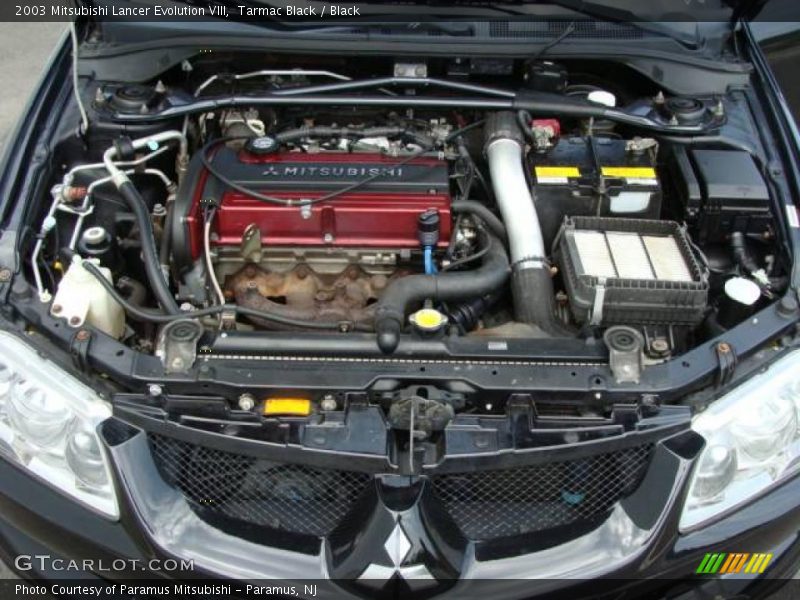 Tarmac Black / Black 2003 Mitsubishi Lancer Evolution VIII