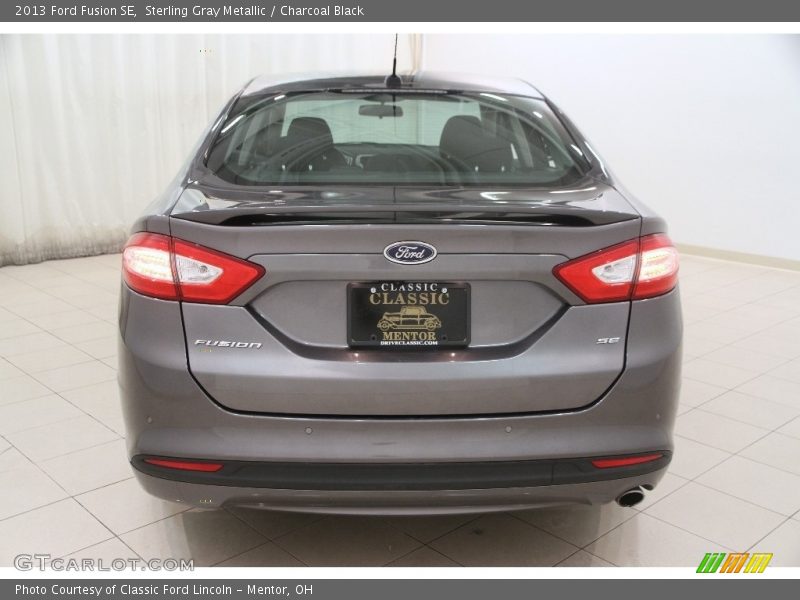 Sterling Gray Metallic / Charcoal Black 2013 Ford Fusion SE