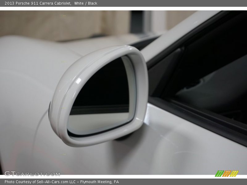 White / Black 2013 Porsche 911 Carrera Cabriolet
