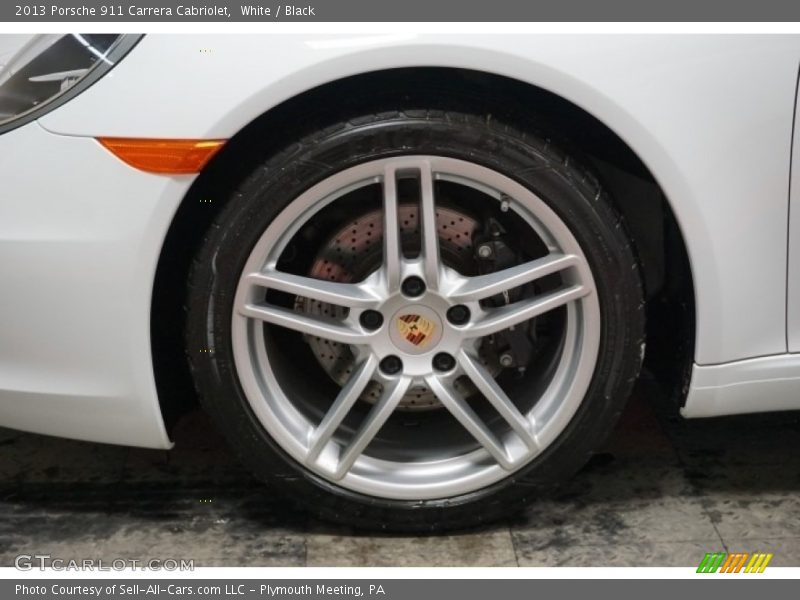 White / Black 2013 Porsche 911 Carrera Cabriolet