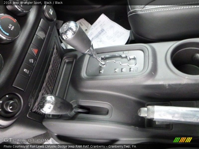 Black / Black 2016 Jeep Wrangler Sport