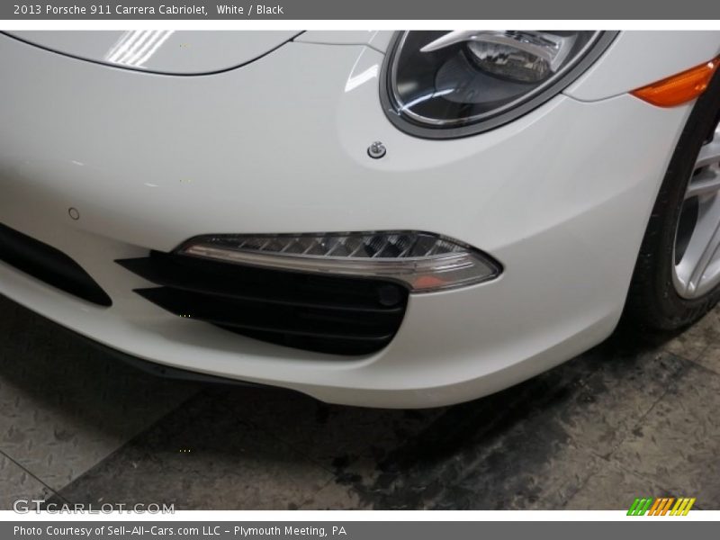 White / Black 2013 Porsche 911 Carrera Cabriolet