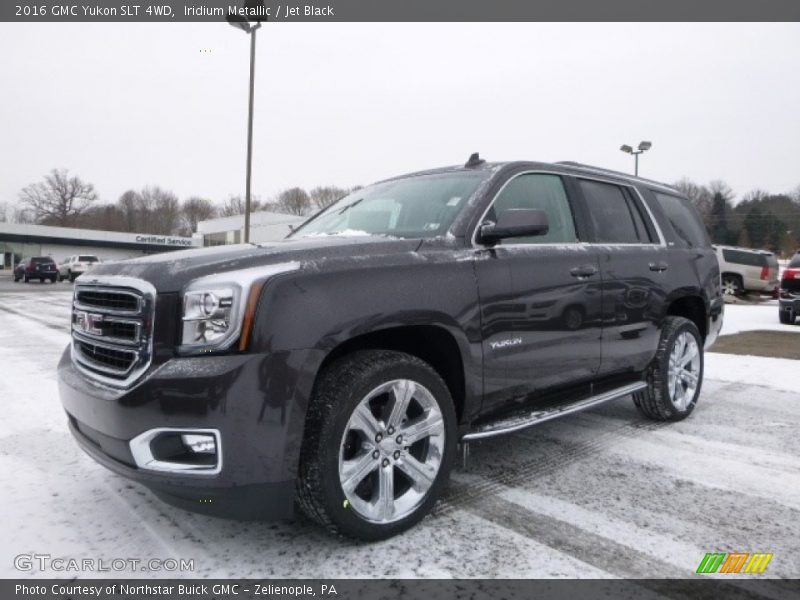 Iridium Metallic / Jet Black 2016 GMC Yukon SLT 4WD