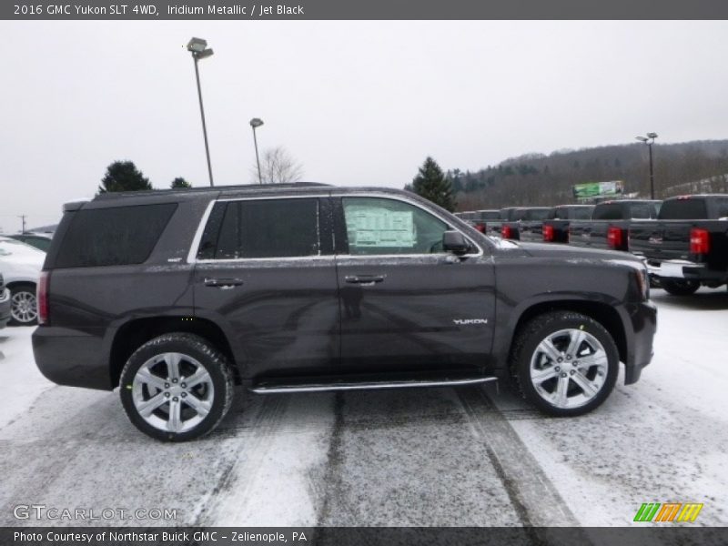 Iridium Metallic / Jet Black 2016 GMC Yukon SLT 4WD