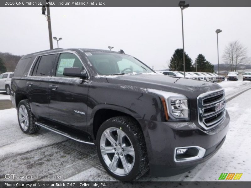 Iridium Metallic / Jet Black 2016 GMC Yukon SLT 4WD