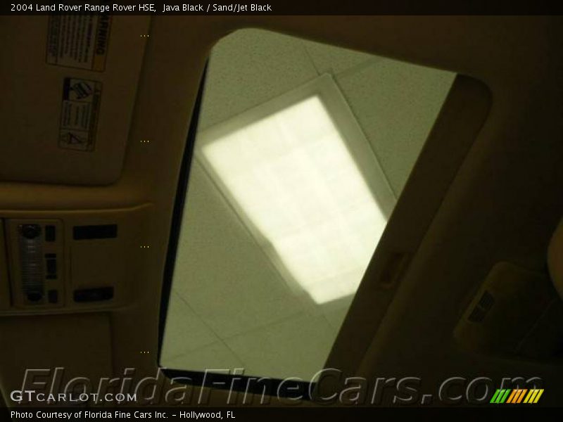 Java Black / Sand/Jet Black 2004 Land Rover Range Rover HSE