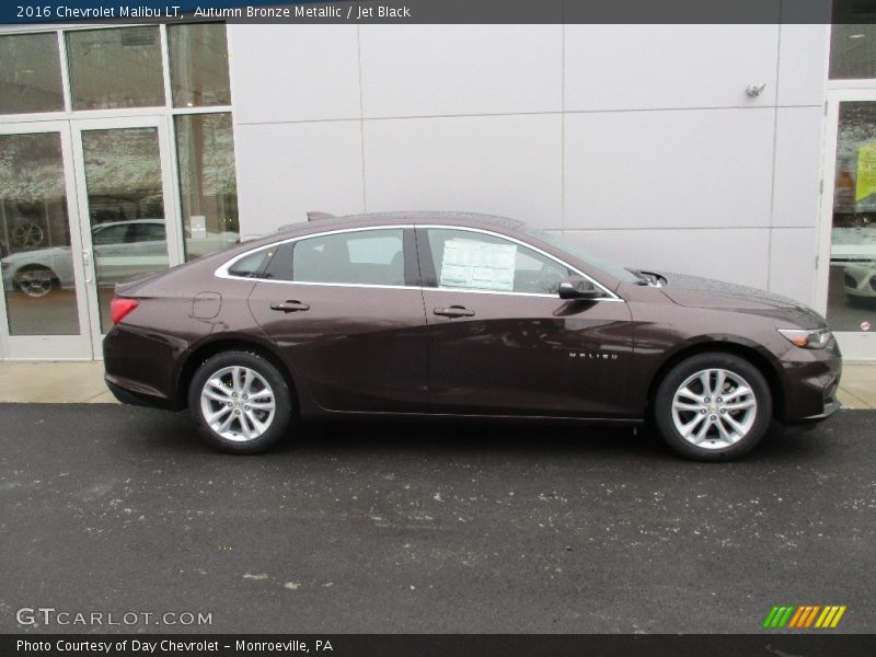 Autumn Bronze Metallic / Jet Black 2016 Chevrolet Malibu LT