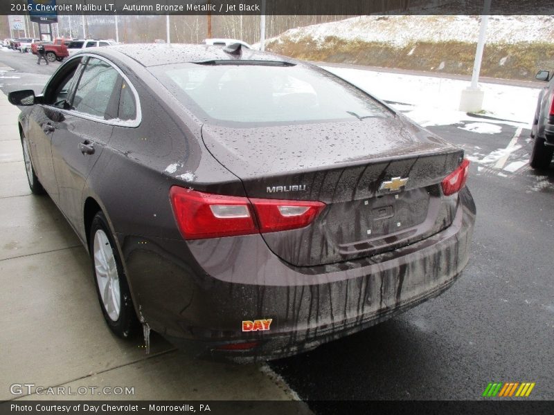 Autumn Bronze Metallic / Jet Black 2016 Chevrolet Malibu LT