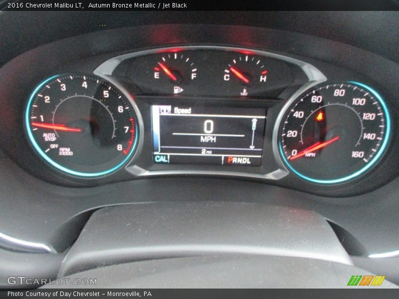 Autumn Bronze Metallic / Jet Black 2016 Chevrolet Malibu LT
