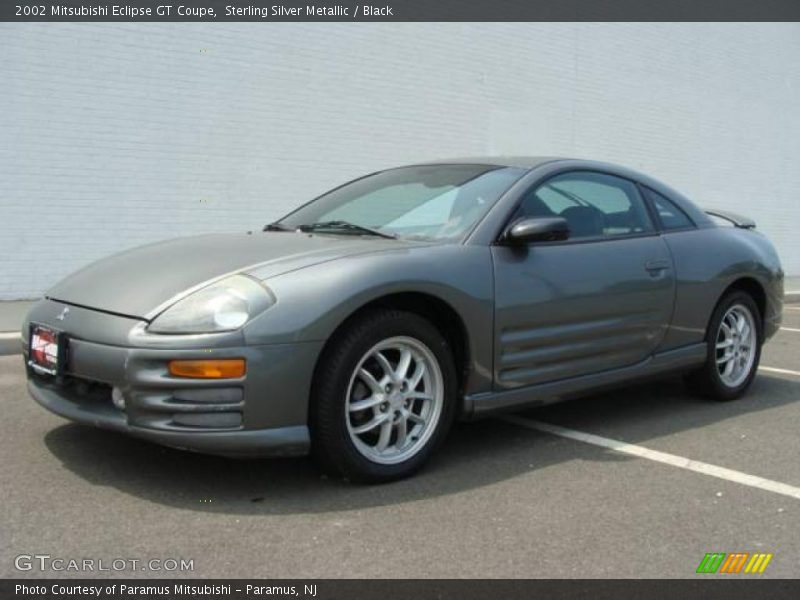 Sterling Silver Metallic / Black 2002 Mitsubishi Eclipse GT Coupe