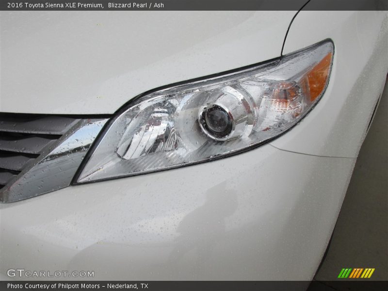 Blizzard Pearl / Ash 2016 Toyota Sienna XLE Premium