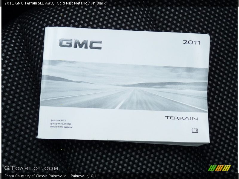 Gold Mist Metallic / Jet Black 2011 GMC Terrain SLE AWD