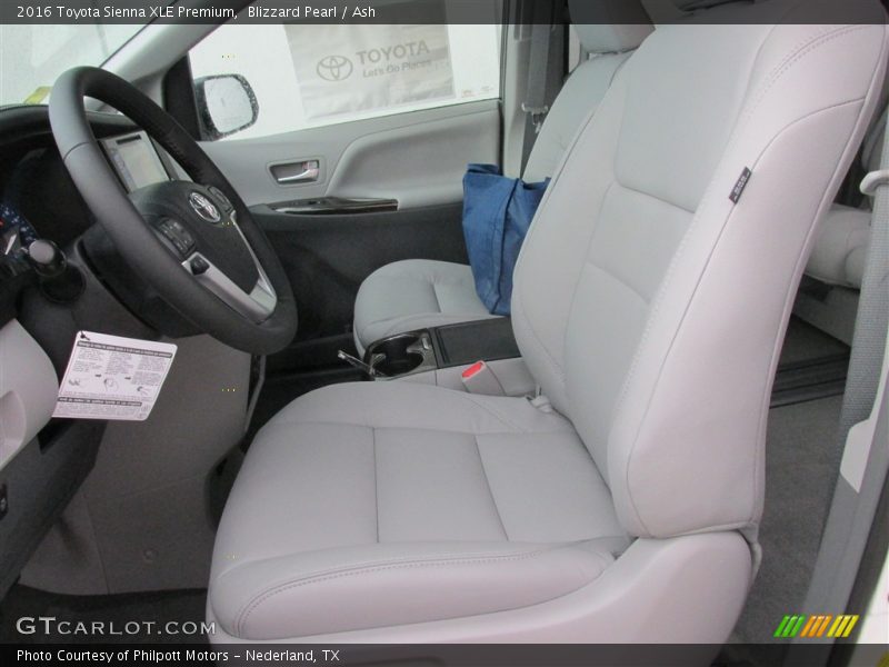 Blizzard Pearl / Ash 2016 Toyota Sienna XLE Premium