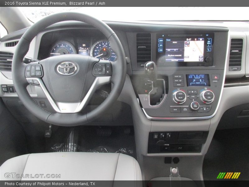 Blizzard Pearl / Ash 2016 Toyota Sienna XLE Premium