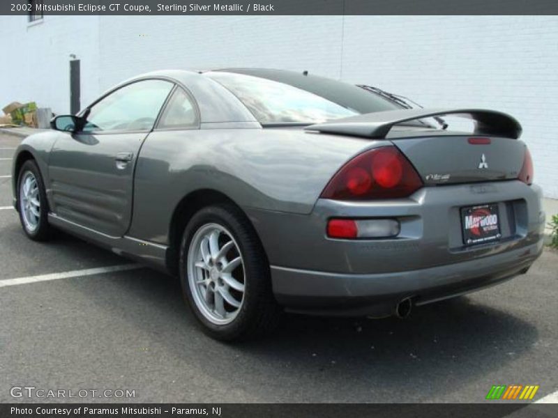 Sterling Silver Metallic / Black 2002 Mitsubishi Eclipse GT Coupe
