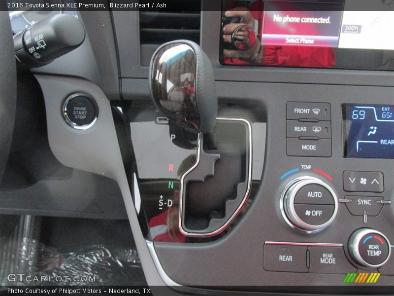 Blizzard Pearl / Ash 2016 Toyota Sienna XLE Premium