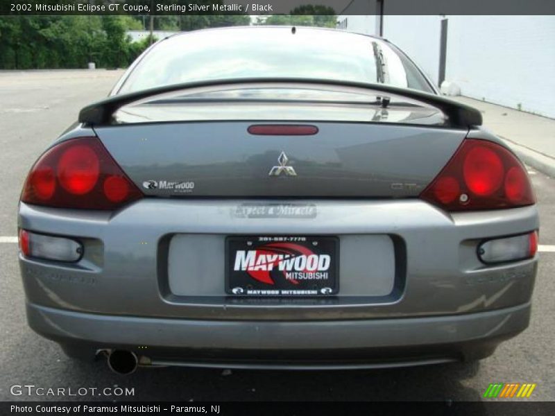 Sterling Silver Metallic / Black 2002 Mitsubishi Eclipse GT Coupe