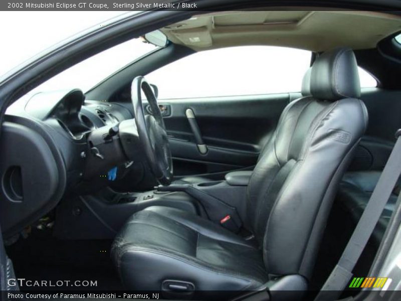 Sterling Silver Metallic / Black 2002 Mitsubishi Eclipse GT Coupe